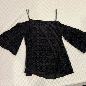 Bailey 44 , size small velvet off the shoulder blouse